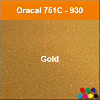 Plottfolie in Gold (Oracal 751C-930) mit freier Wunsch-Kontur<br>montagefertig inkl. Übertragungstape für Schriften und Zeichen