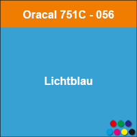 Plottfolie in Lichtblau (Oracal 751C-056) mit freier Wunsch-Kontur<br>montagefertig inkl. Übertragungstape für Schriften und Zeichen