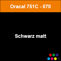 Plottfolie in Schwarz MATT (Oracal 751C-070) mit freier Wunsch-Kontur<br>montagefertig inkl. Übertragungstape für Schriften und Zeichen