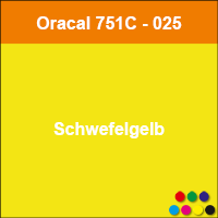 Plottfolie in Schwefelgelb (Oracal 751C-025) mit freier Wunsch-Kontur<br>montagefertig inkl. Übertragungstape für Schriften und Zeichen