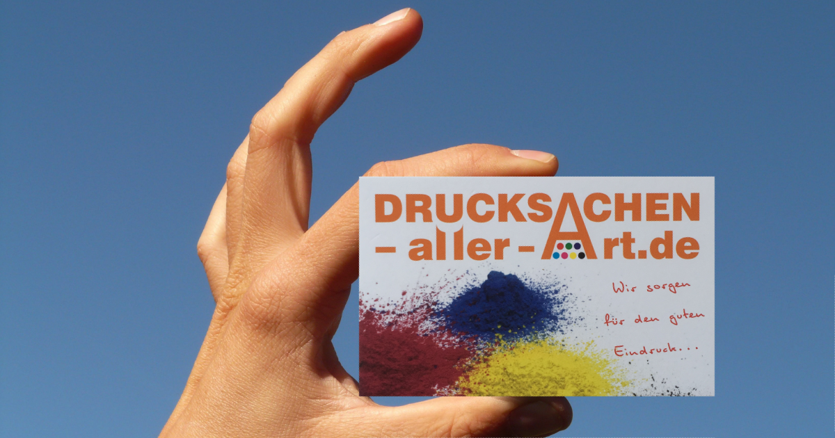 Individuelle Visitenkarten auf Drucksachen-aller-Art.de