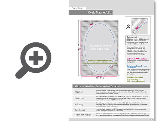 Product Bild hochwertige_schultafel-magnetfolie_oval_(oval_konturgeschnitten)___einseitig_4_0-farbig_bedruckt
