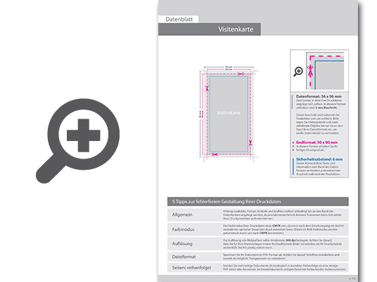 Product Bild visitenkarten_hoch_4_0_farbig_50_x_90_mm_(einseitiger_druck)