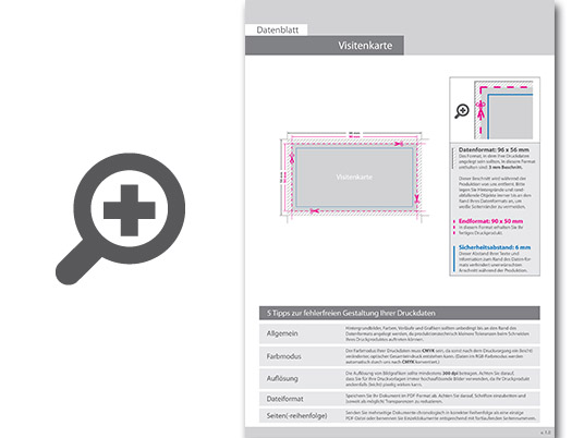 Product Bild visitenkarten_quer_4_0_farbig_90_x_50_mm_(einseitiger_druck)